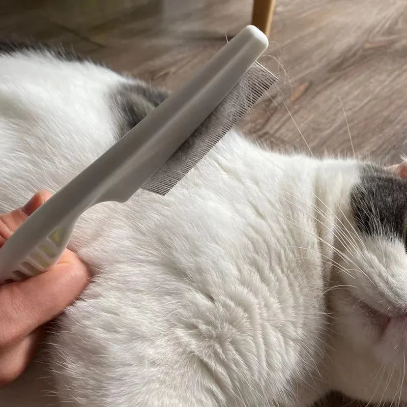 Ultimate Dog & Cat Grooming Flea Comb - Effortless Pet Care and Massage Tool for Shedding Hair Removal
