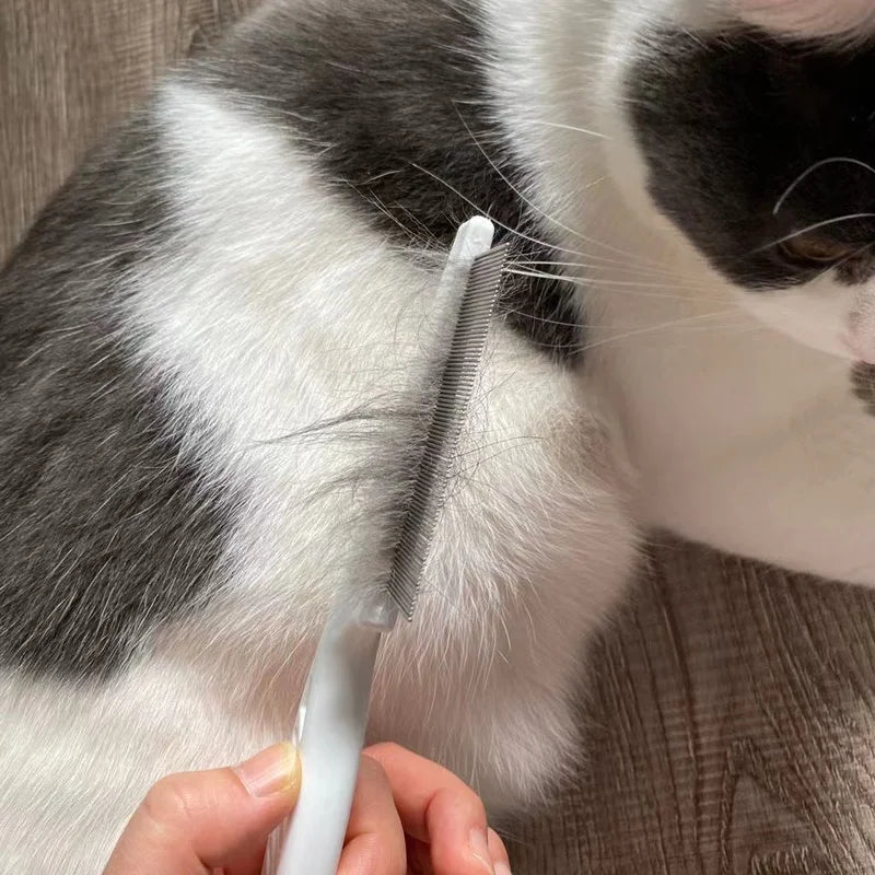 Ultimate Dog & Cat Grooming Flea Comb - Effortless Pet Care and Massage Tool for Shedding Hair Removal